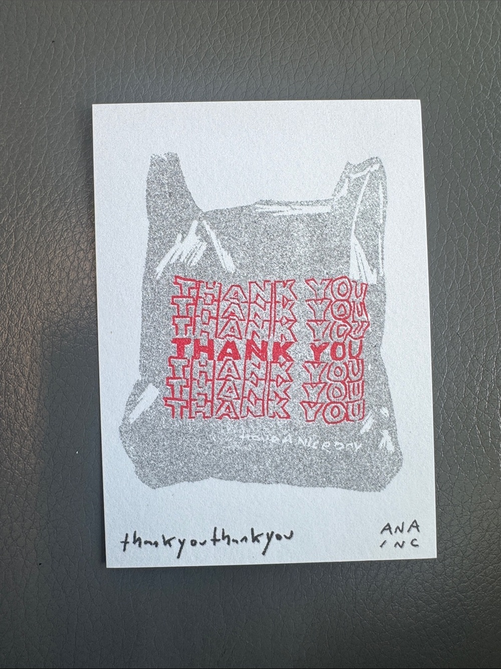 Inciardi - "Thank You" Mini Print